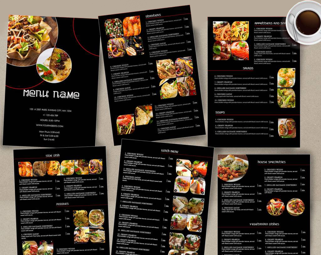 Take Out Menu Printing